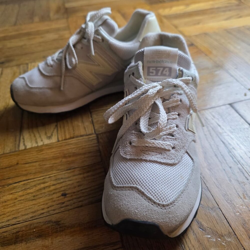 New Balance Womens 574 V2 WL574VL2 Gray Running Shoes Sneakers Size 7.5 B